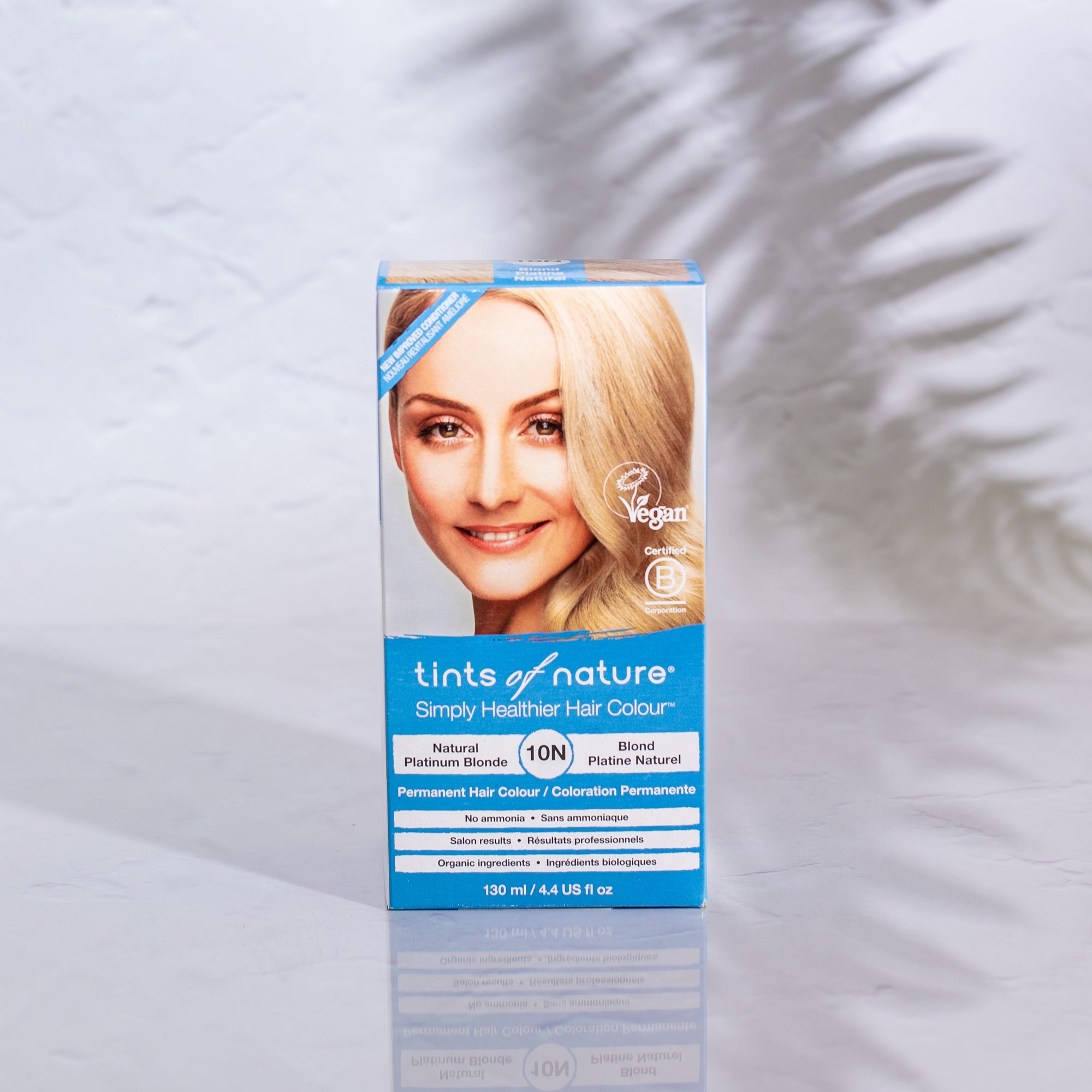 10N Natural Platinum Blonde Permanent Hair Dye