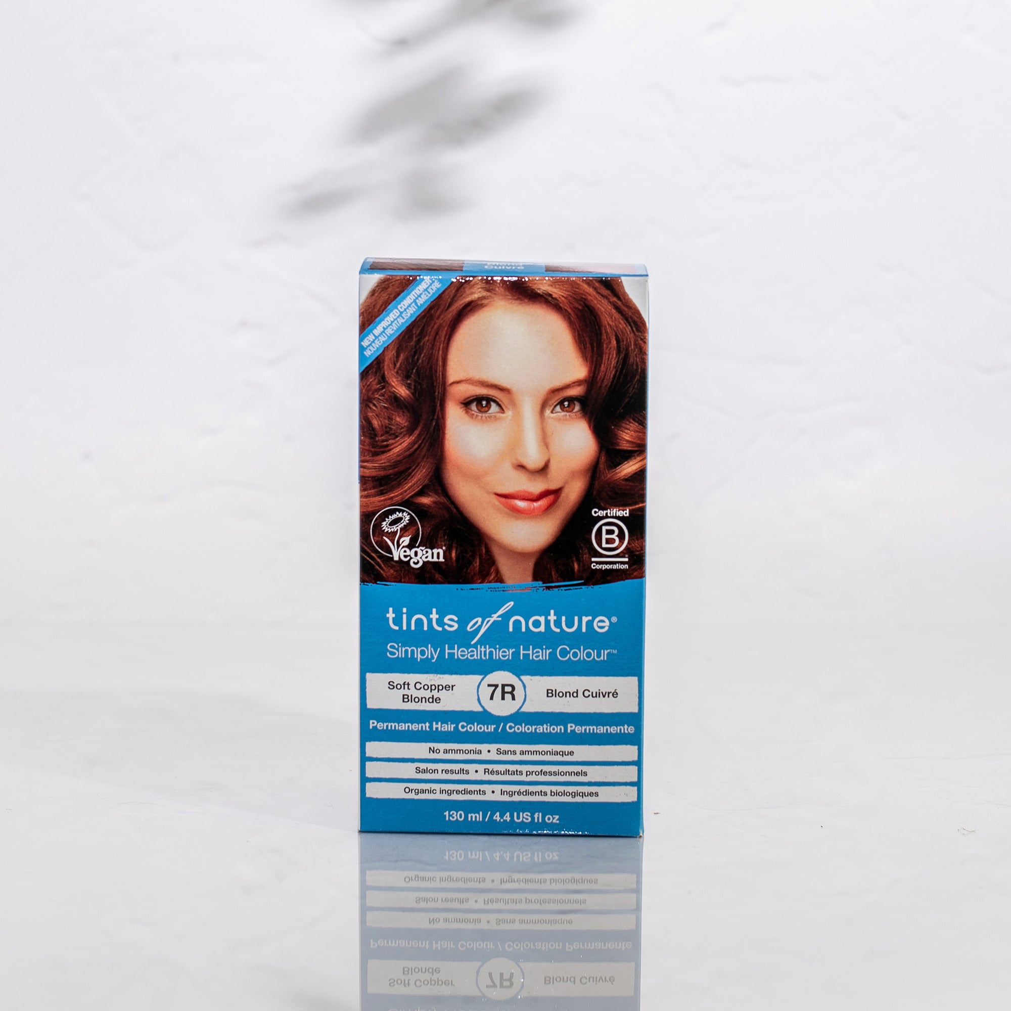 7R Soft Copper Blonde Permanent Hair Dye