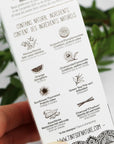 Tints of Nature Henna Cream carton showing a list of natural and organic ingredients 