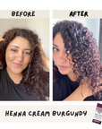 Burgundy Henna Cream Hair Dye