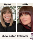 Burgundy Henna Cream Hair Dye